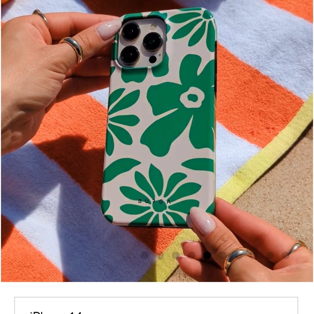 Burga iphone 14 Plus   snap hard case. Brand new. Never used.